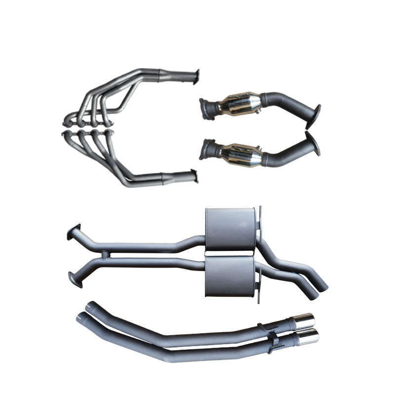Manta Holden VU VY VZ V8 Ute 2.5in Dual With Extractors Muffler/Tailpipe image