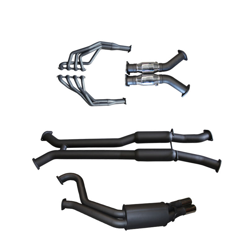 Manta Holden VU VY VZ V8 Ute 3in Dual With 1 7/8 in Extractors Hotdog/Muffler image