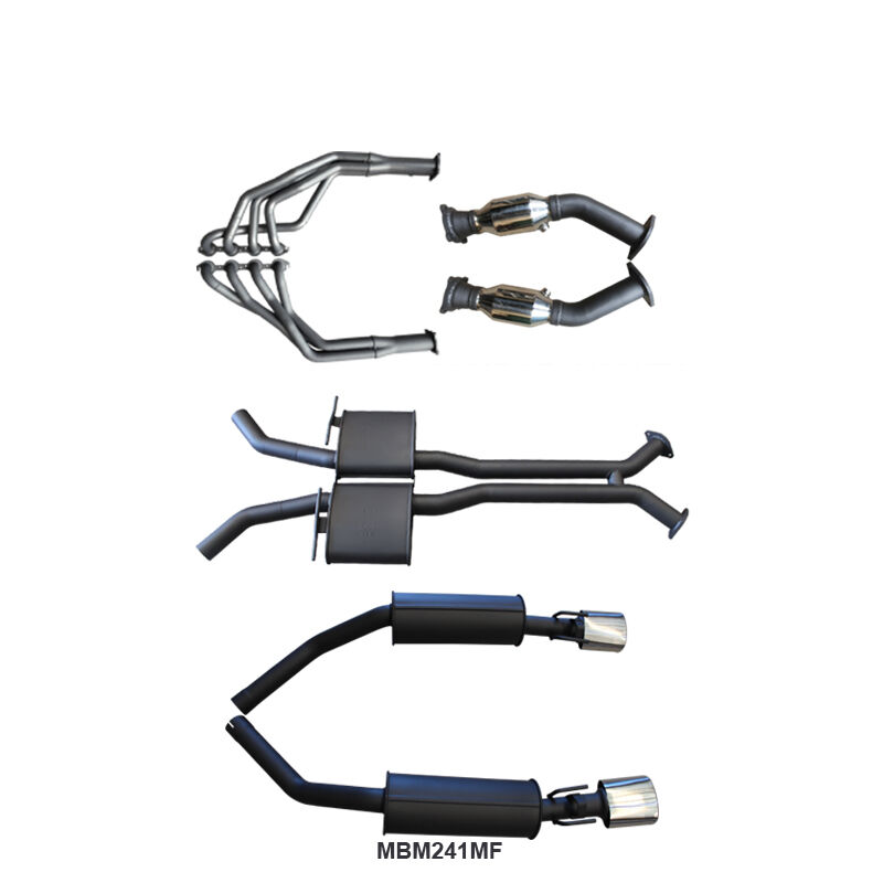 Manta Holden VU VY VZ V8 Ute 2.5in L & R With Extractors Muffler/Muffler image