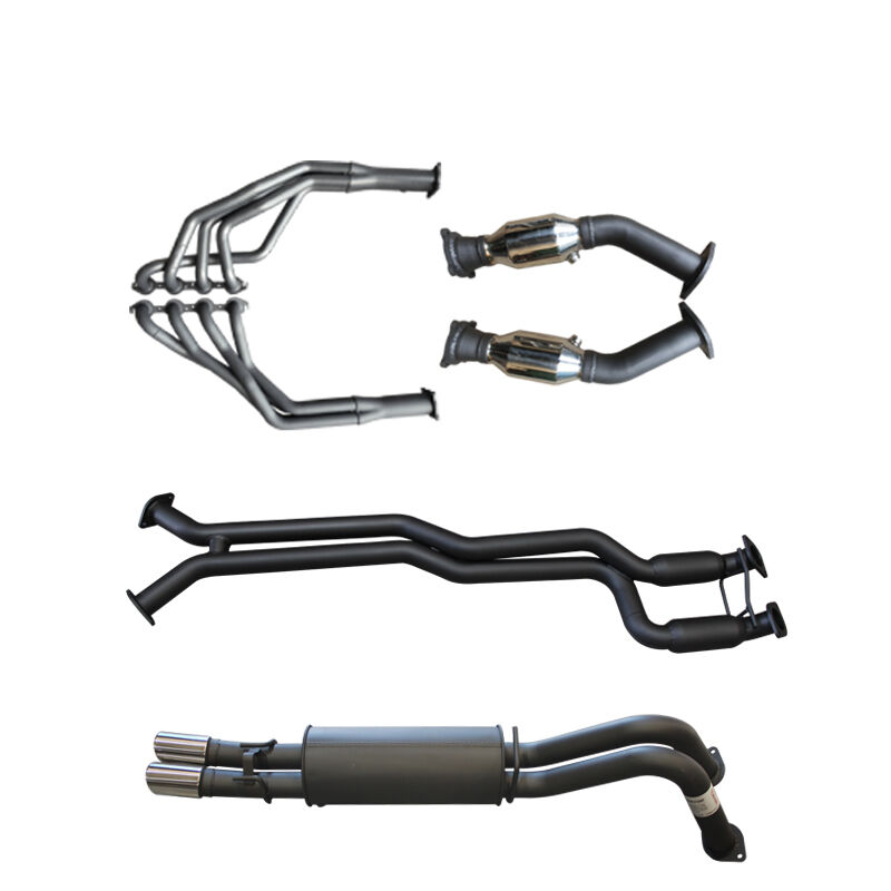 Manta Holden VY VZ V8 1 ton 2.5in Dual With Extractors Hotdog/Muffler image