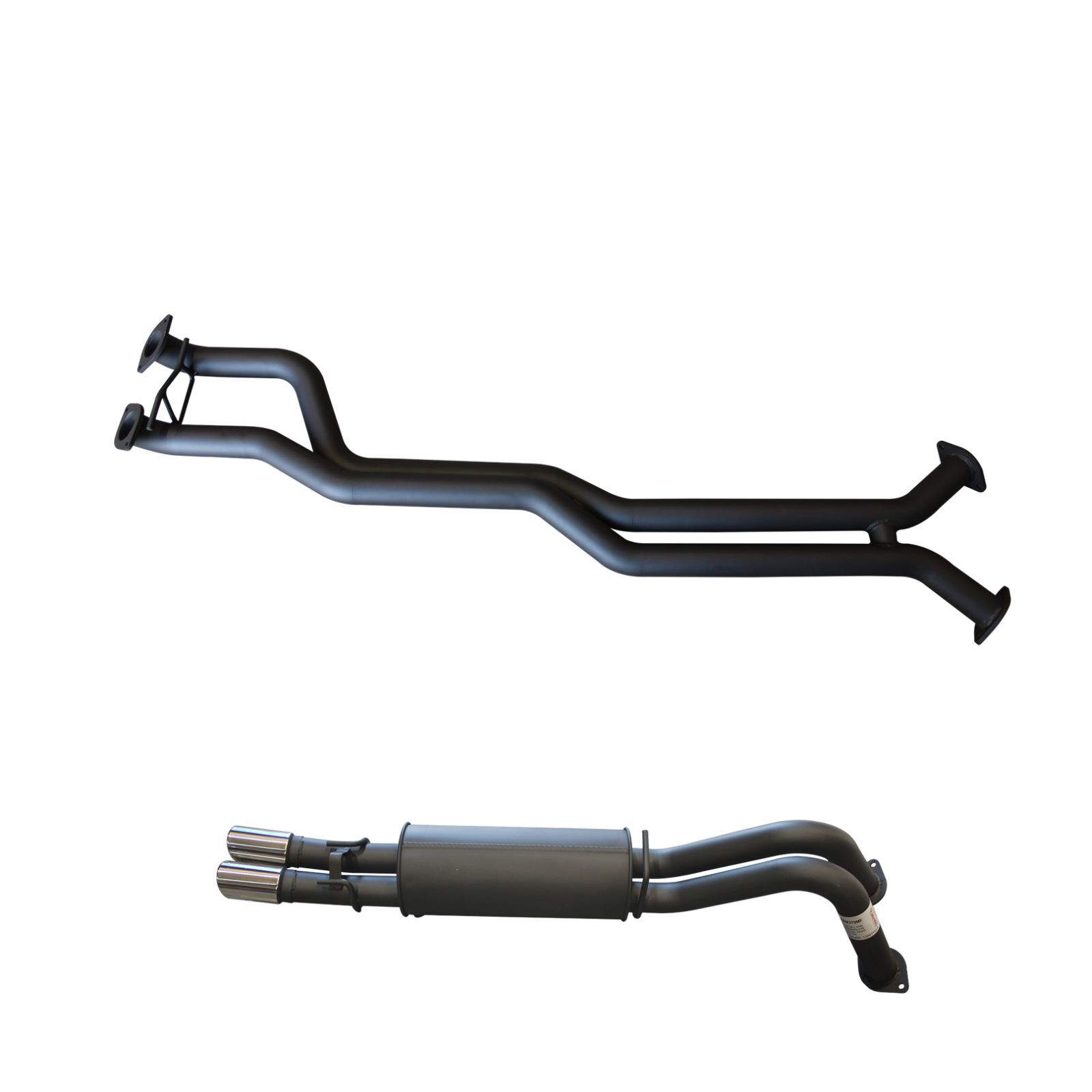 Manta Holden Crewman VY VZ V8 1 ton 2.5in Dual Catback WOM/Muffler Aluminised Steel image