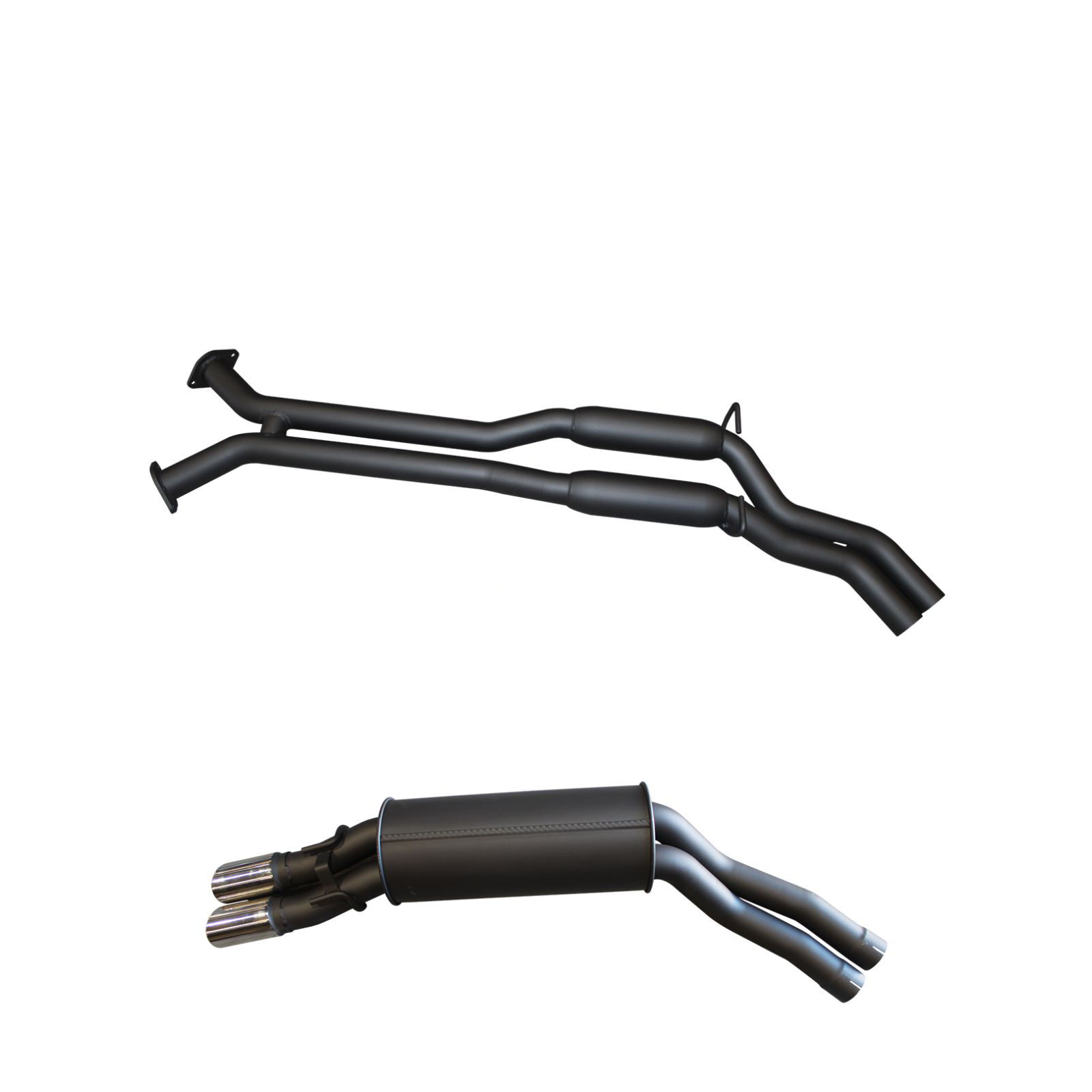 Manta Holden Commodore VT - VZ V8 Wagon 2.5in Dual Catback Hotdog/Muffler Aluminised Steel image