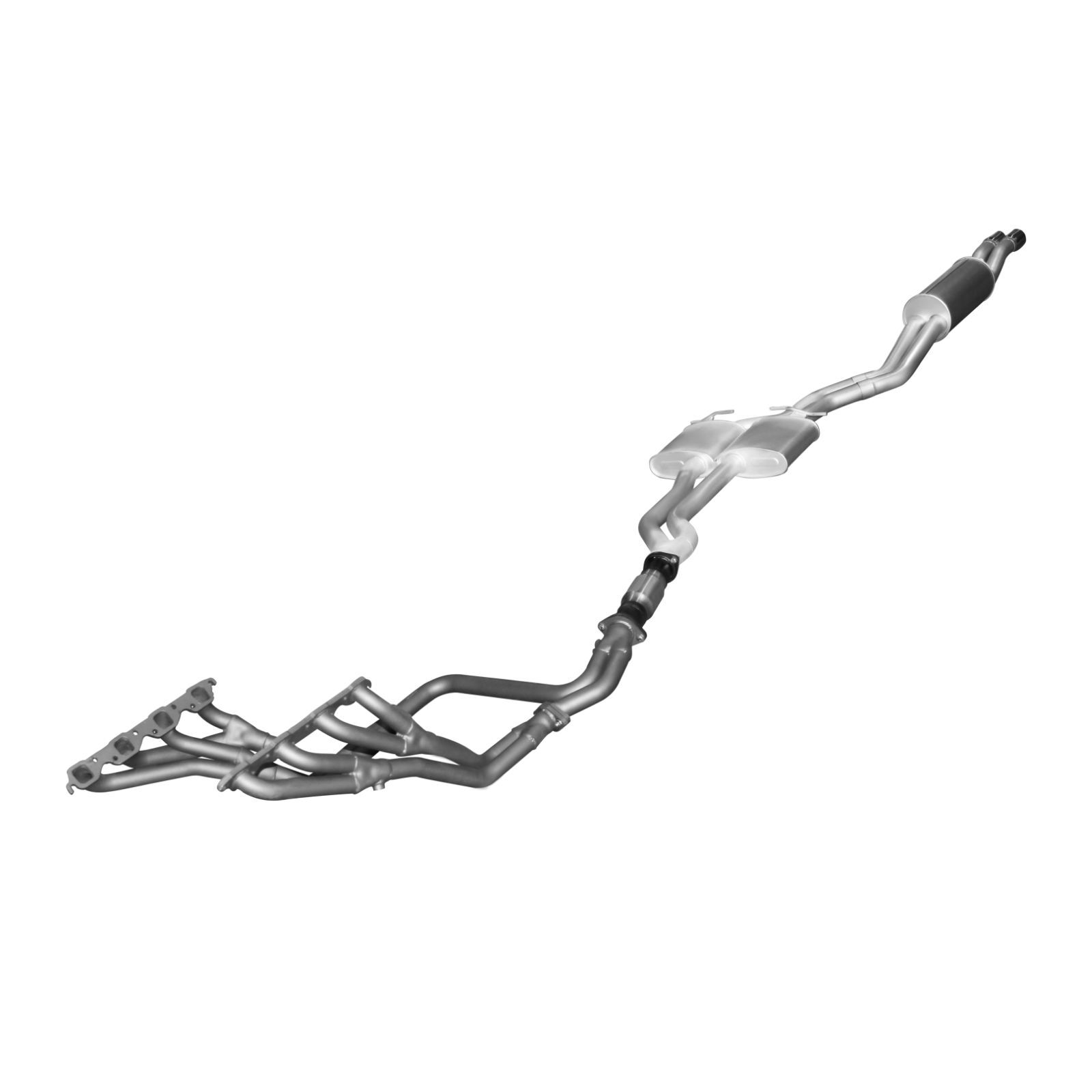 Manta Holden Statesman VP VR VS V8 IRS Auto 2.5in With Extractors Muffler Aluminised Steel image