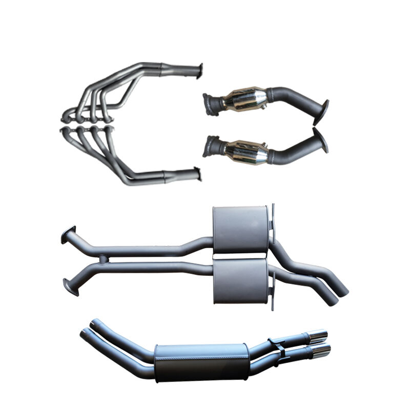 Manta Holden WH Statesman V8 2.5in Dual With Extractors Muffler/Muffler image