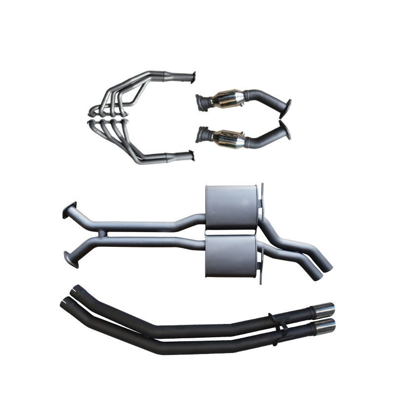 Manta Holden WH Statesman V8 2.5in Dual With Extractors Muffler/Tailpipe image