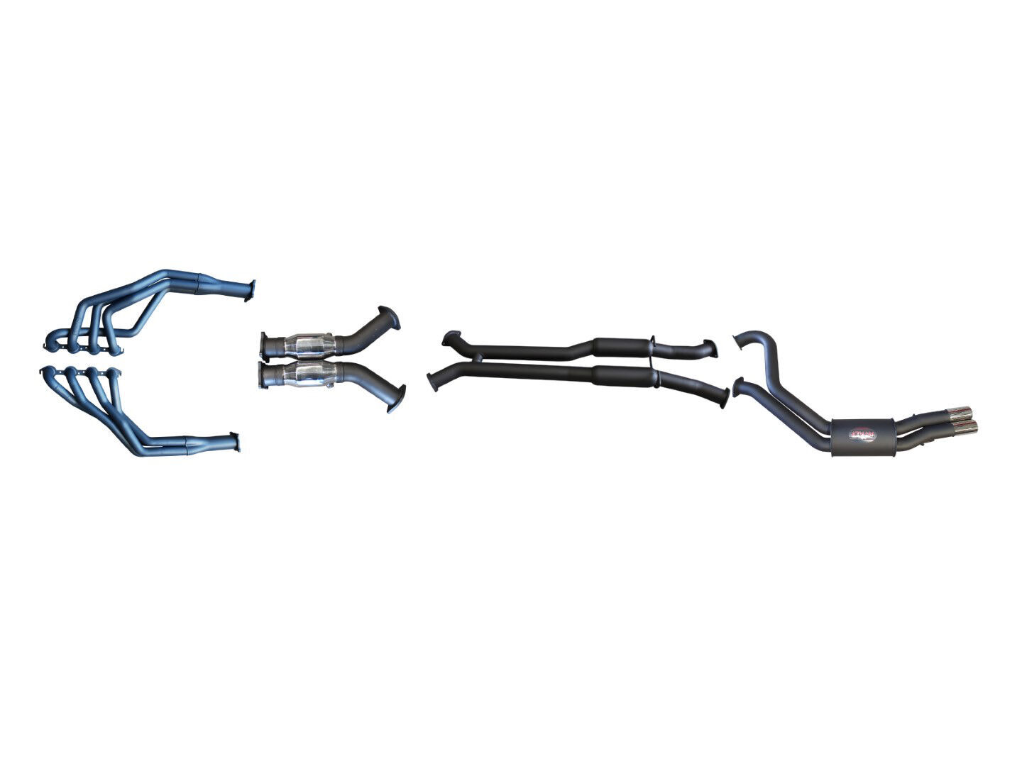 Manta Holden WH Statesman V8 3in Dual Catback Muffler/Muffler image