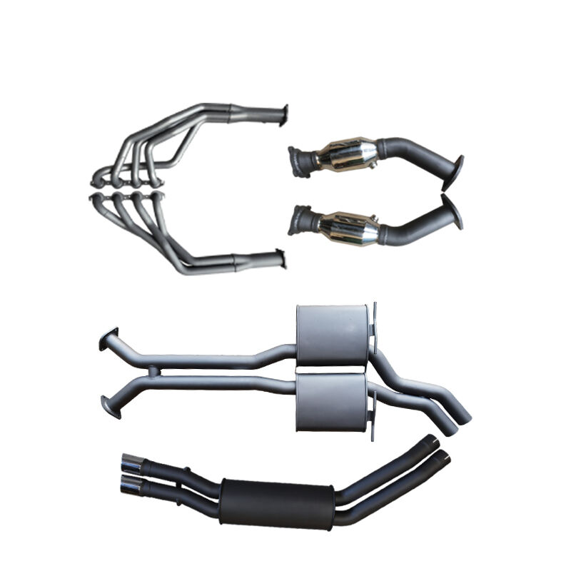 Manta Holden WK WL S/MAN V8 2.5in Dual With Extractors Muffler/Muffler image