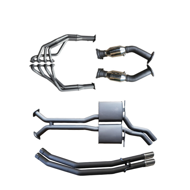 Manta Holden WK WL S/MAN V8 2.5in Dual With Extractors Muffler/Tailpipe image