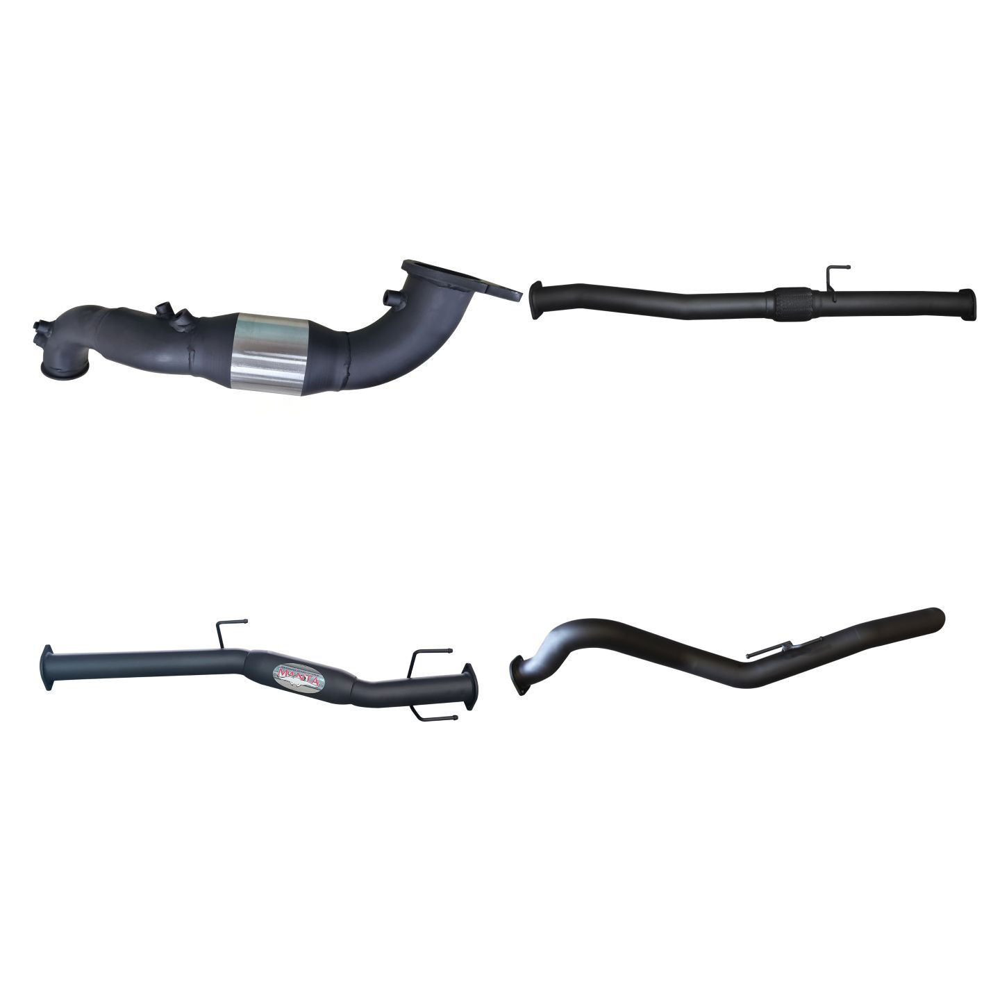 Manta Isuzu DMAX 2020 ON 3.0L Turbo Back With Cat & Hotdog Aluminised Steel image