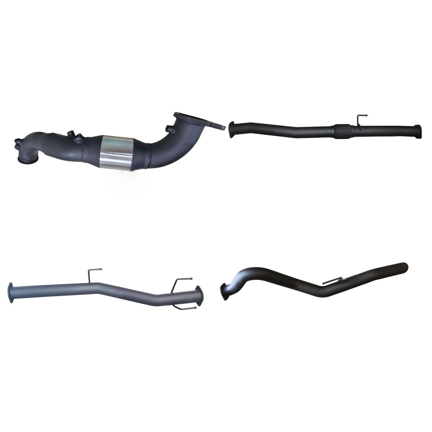 Manta Isuzu DMAX 2020 ON 3.0L Turbo Back With Cat & Without Muffler Aluminised Steel image
