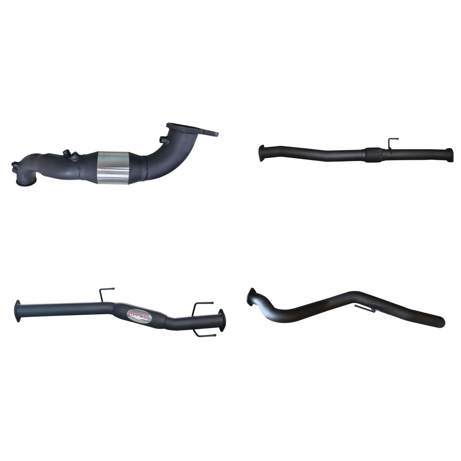 Manta Mazda BT50 2020 on 3.0L Turbo Back With Cat & Hotdog Aluminised Steel image