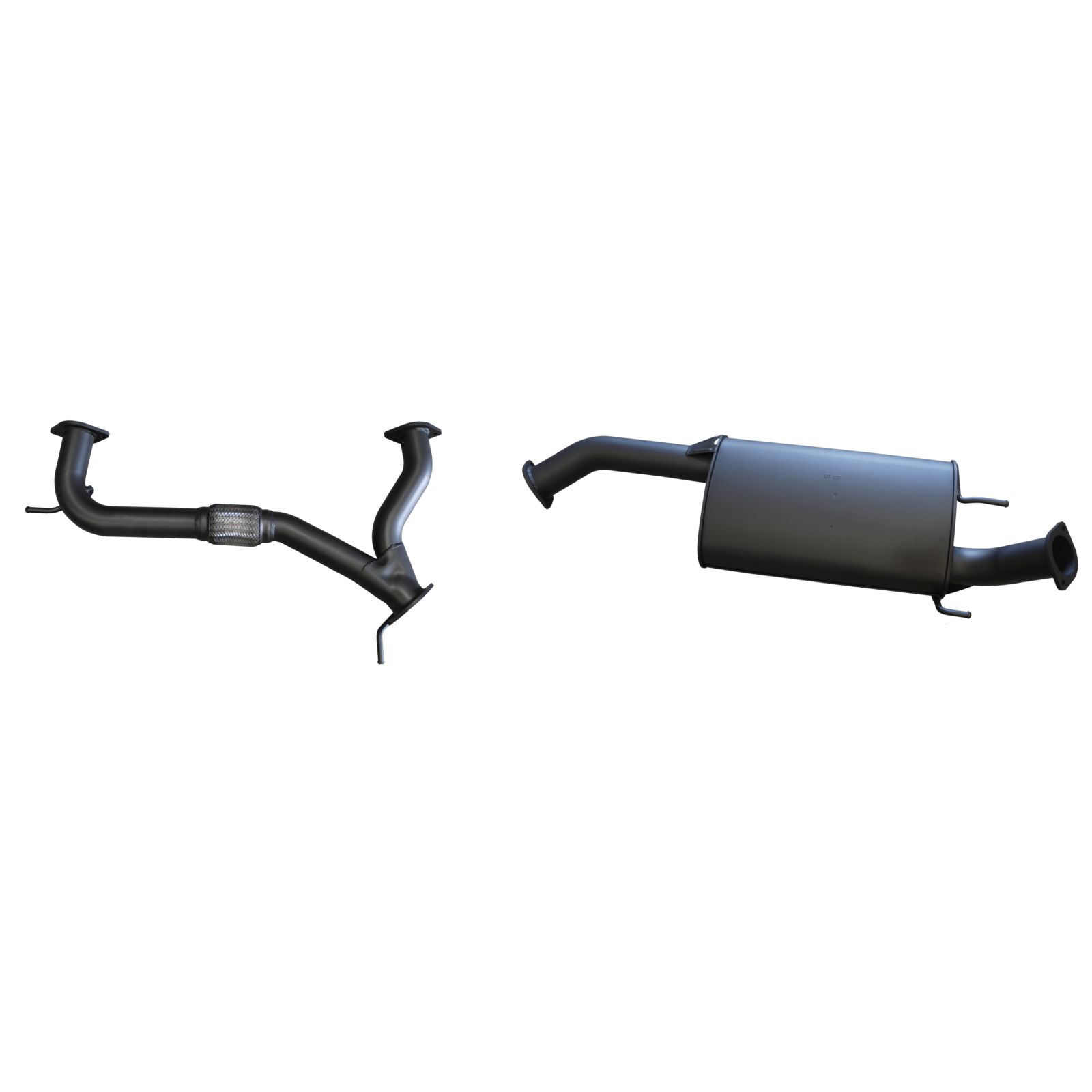 Manta Nissan Patrol Y62 V8 5.6L Wagon 3in Mid Section - with Centre Muffler Aluminised Steel image