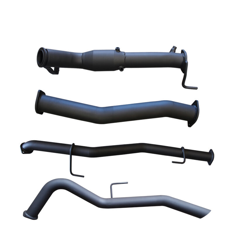 Manta Nissan Navara NP300 3in Turbo Back Exhaust System With Cat, WOM Aluminised Steel image