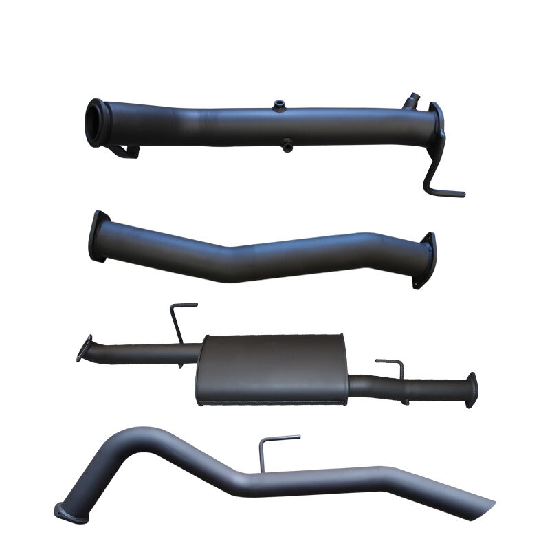 Manta Nissan Navara NP300 3in Turbo Back Exhaust System Without Cat, Muffler Aluminised Steel image