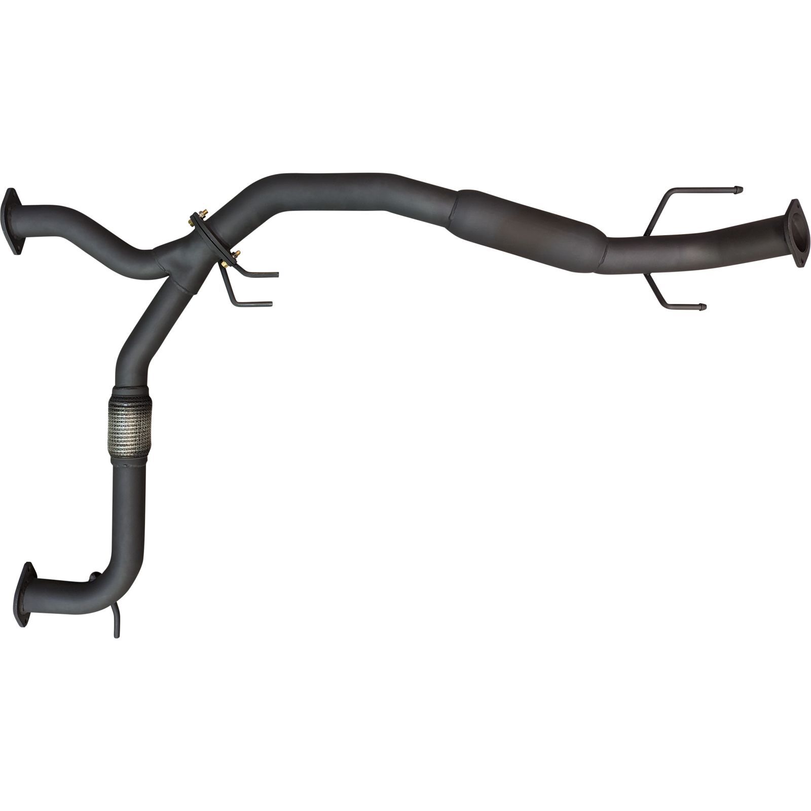 Manta Nissan Patrol Y62 V8 5.6L Wagon 3in Mid Section - with Centre Hotdog Aluminised Steel image