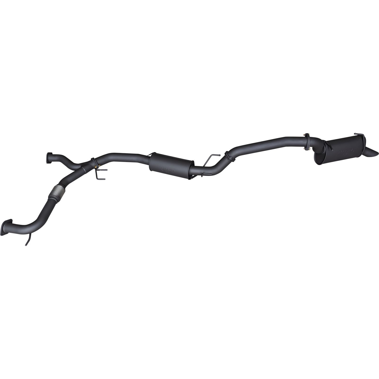 Manta Nissan Patrol Y62 V8 5.6L Wagon 3in Catback With Medium Muffler Aluminised Steel image