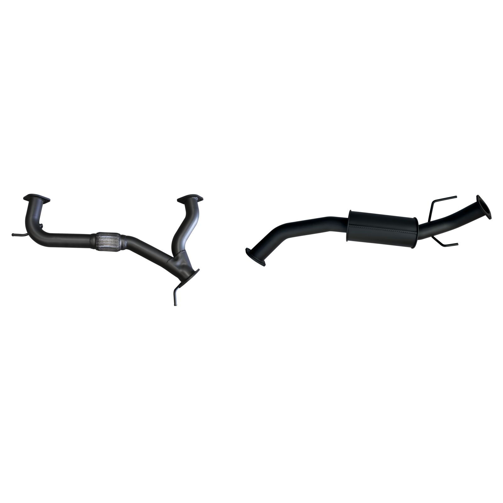 Manta Nissan Patrol Y62 V8 5.6L Wagon 3in Mid Section - with Centre Medium Muffler Aluminised Steel image