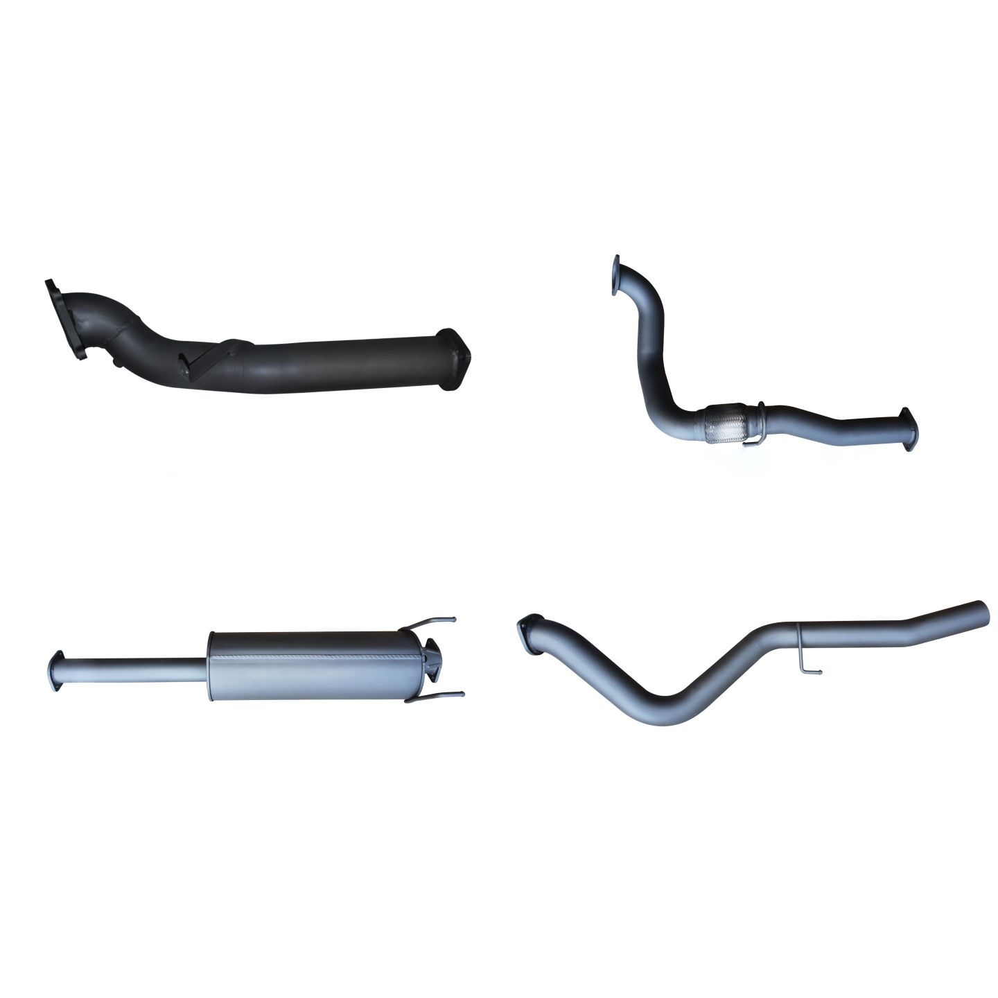 Manta Toyota Hilux KZN165R 3.0L TD 3 With Muffler Aluminised Steel image