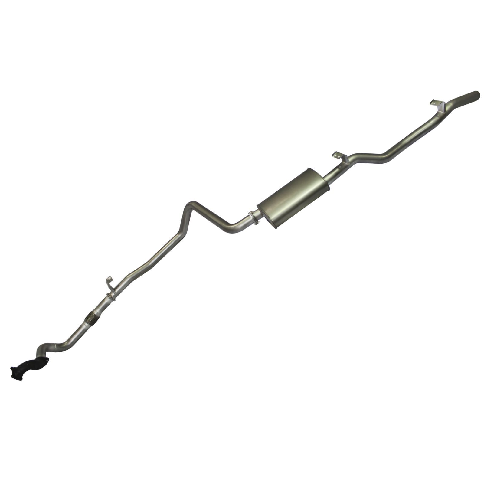 Manta Toyota Landcruiser HDJ79 Ute 3 Turbo Back With Muffler Aluminised Steel image