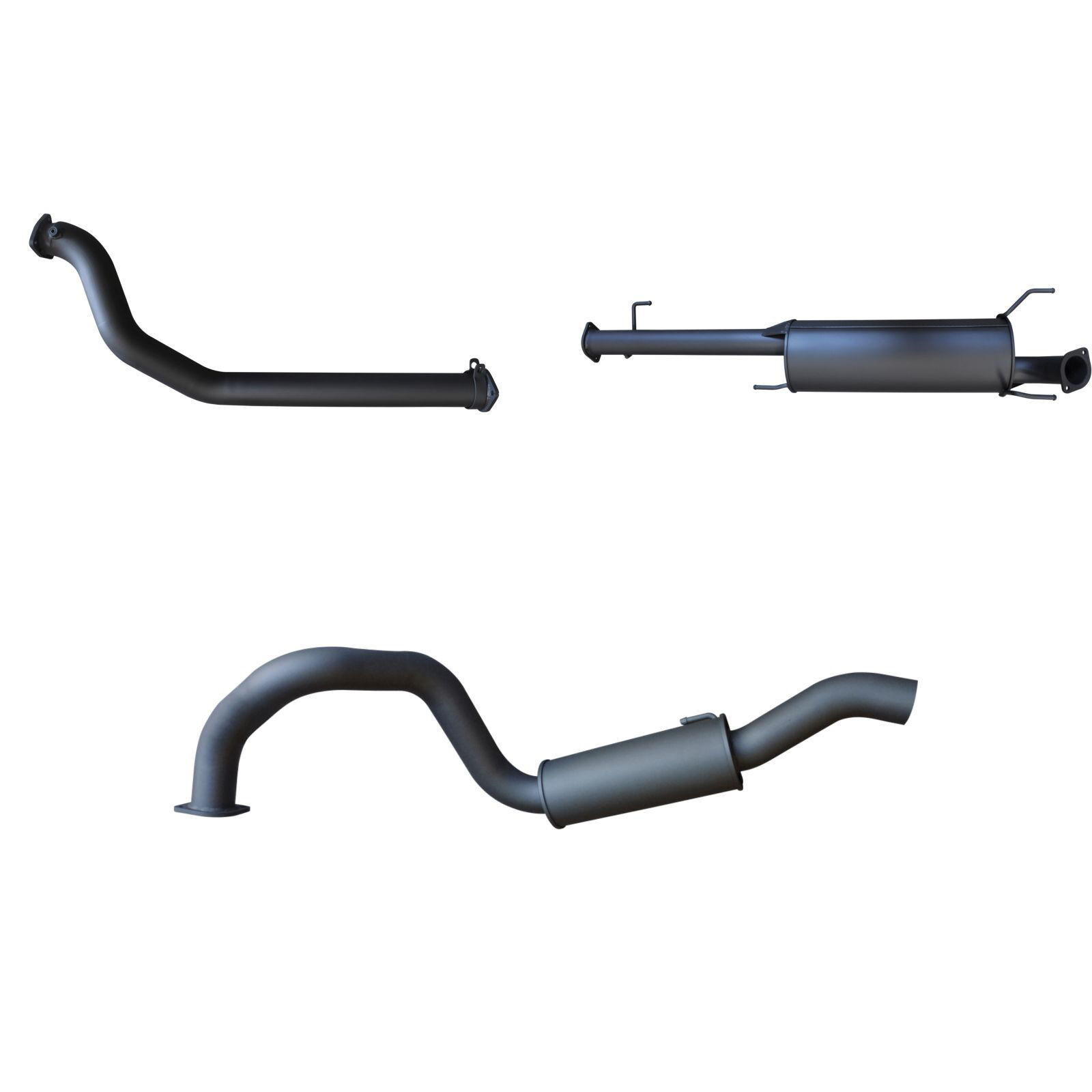 Manta Toyota Prado KDJ120 150 3.0L D4D 3in, No Cat Aluminised Steel image