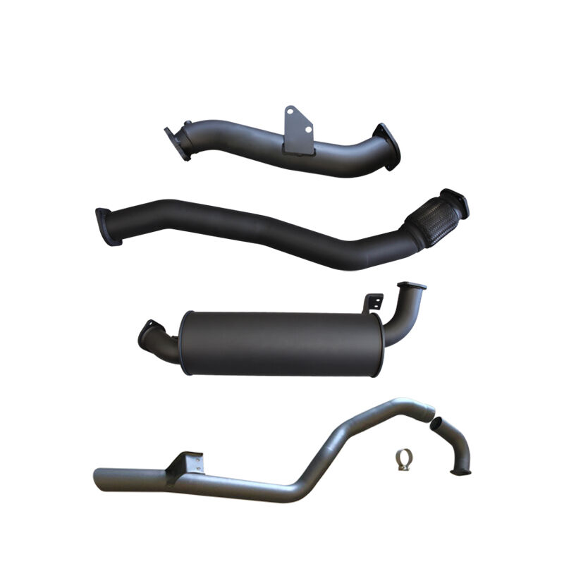 Manta Toyota Landcruiser HZJ105 DTS Turbo 3in Turbo Back with Muffler Aluminised Steel image