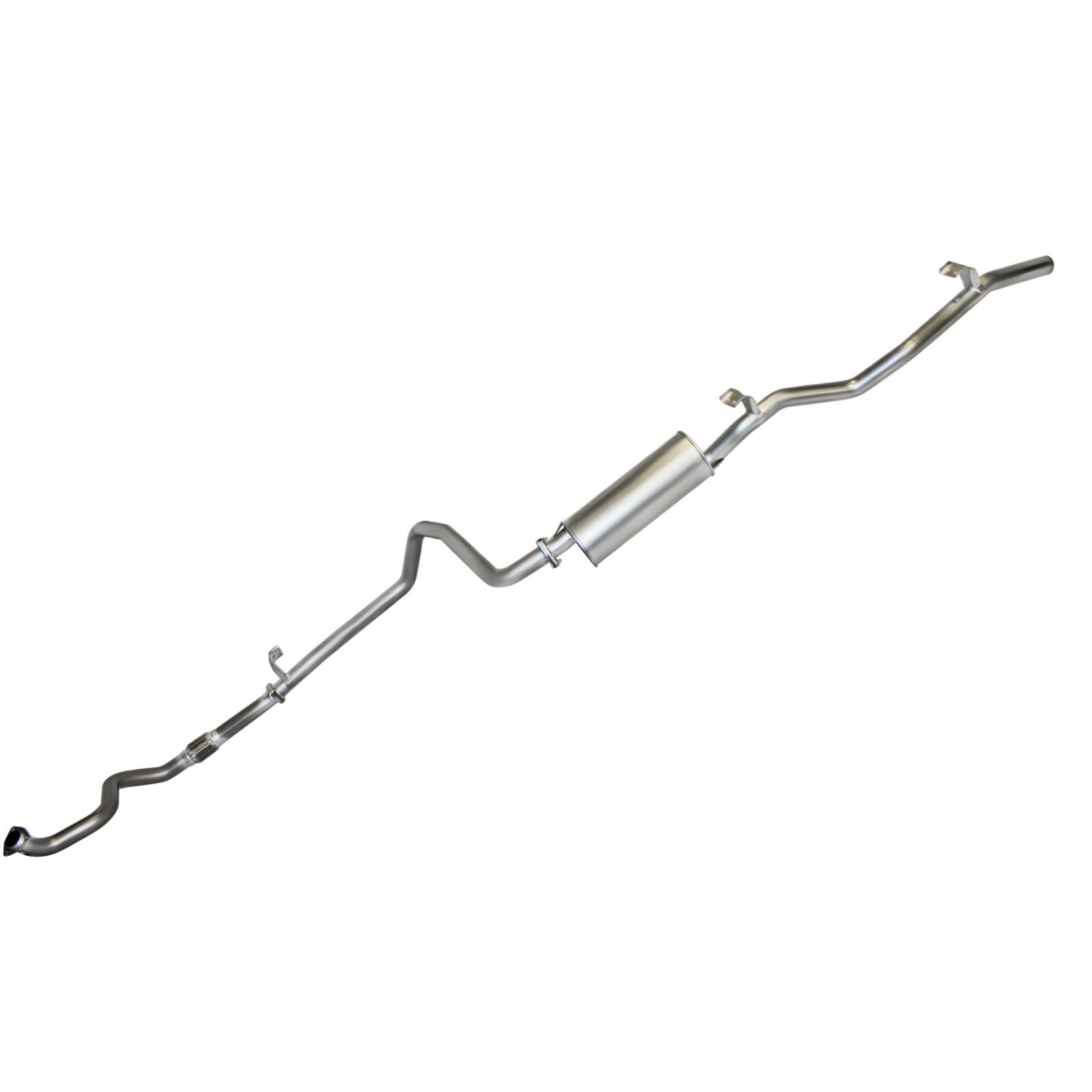 Manta Toyota Landcruiser HZJ75, 78 Landcruiser 2.5in off Manifold Aluminised Steel image