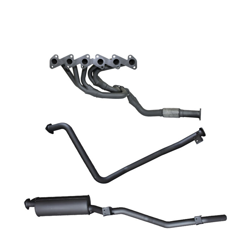Manta Toyota LandCruiser HZJ79 Extractors & 2.5in Full System image
