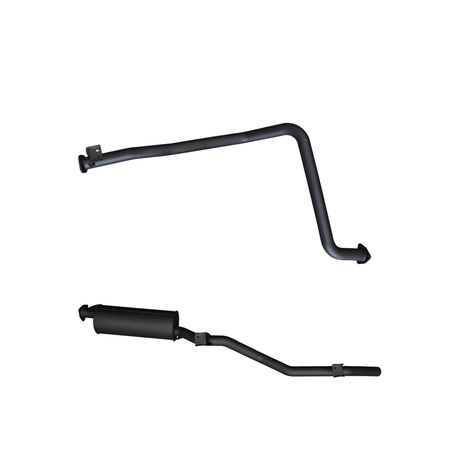 Manta Toyota Landcruiser HZJ79 2.5in off Extractors Aluminised Steel image
