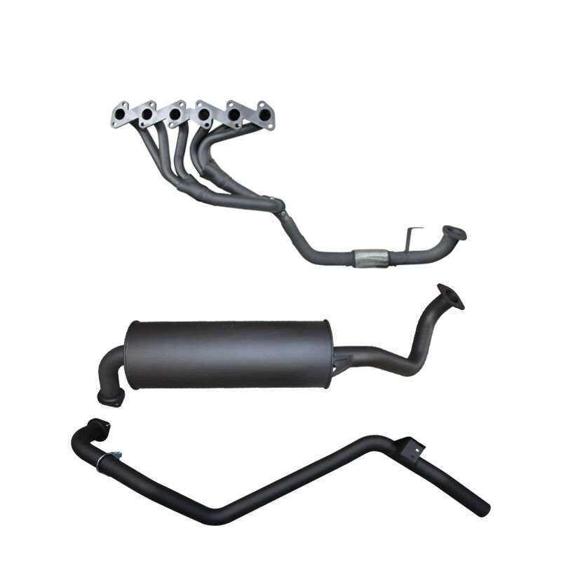 Manta Toyota LandCruiser HZJ80 4.2L Extractors & 2.5in Full System image
