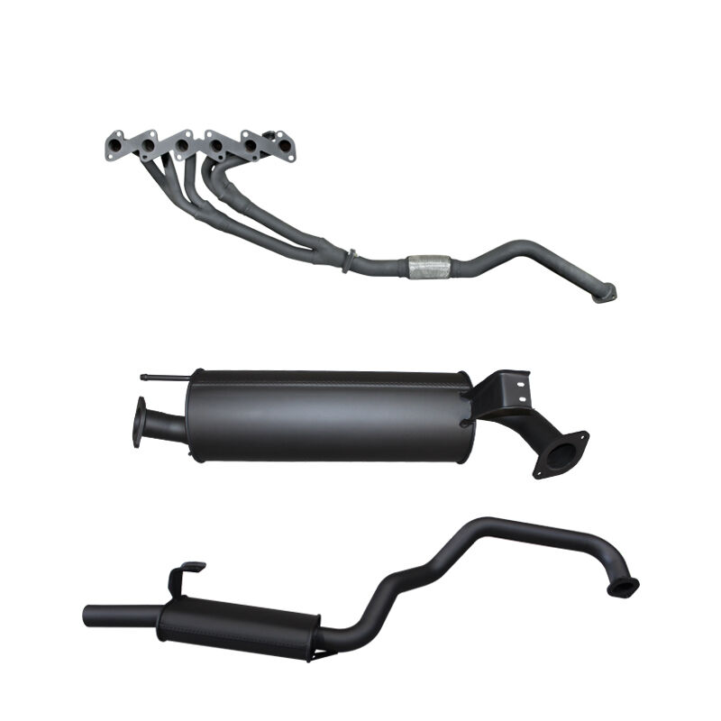 Manta Toyota Landcruiser HZJ105 4.2L Extractors & 2.5in Muffler/Muffler image
