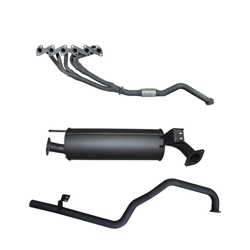 Manta Toyota Landcruiser HZJ105 4.2L Extractors & 2.5in Muffler/Tailpipe image