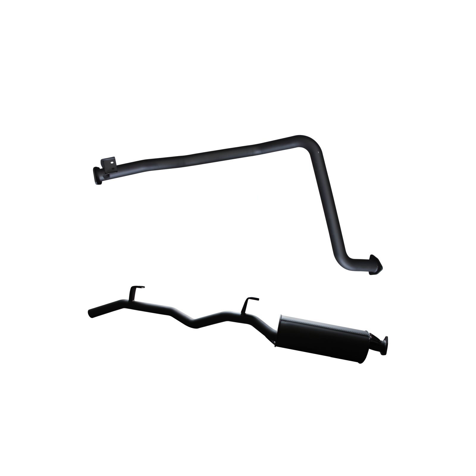 Manta Toyota Landcruiser FZJ79 2.5in off Engine Pipe Aluminised Steel image