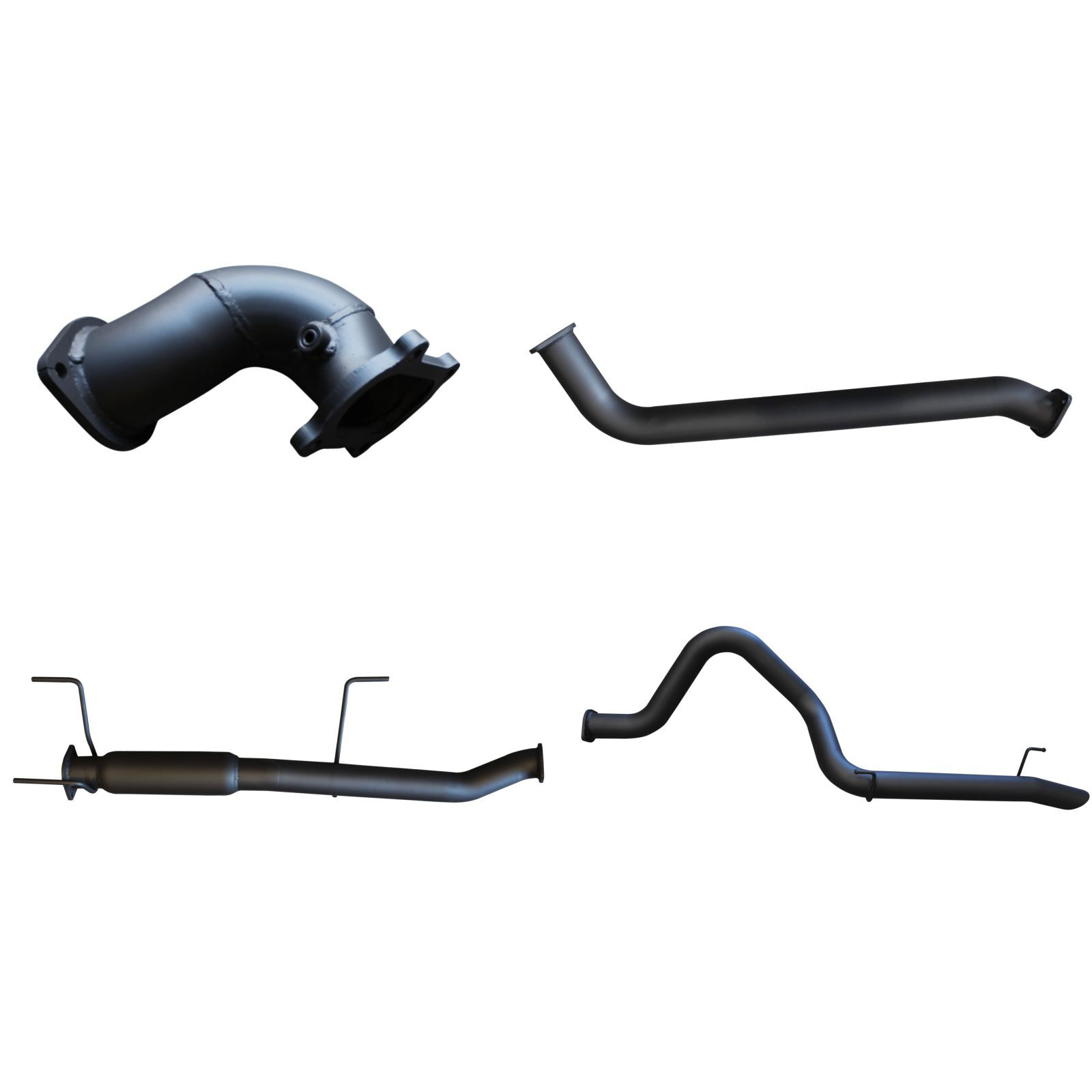 Manta Toyota Landcruiser HDJ100 4.2L TD Wagon 3in Centre Hotdog & Rear Tail Aluminised Steel image