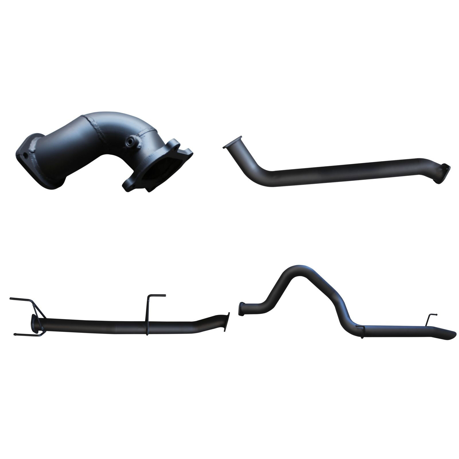 Manta Toyota Landcruiser HDJ100 4.2L TD Wagon 3in Without Centre Muffler & With Rear Tail Aluminised Steel image
