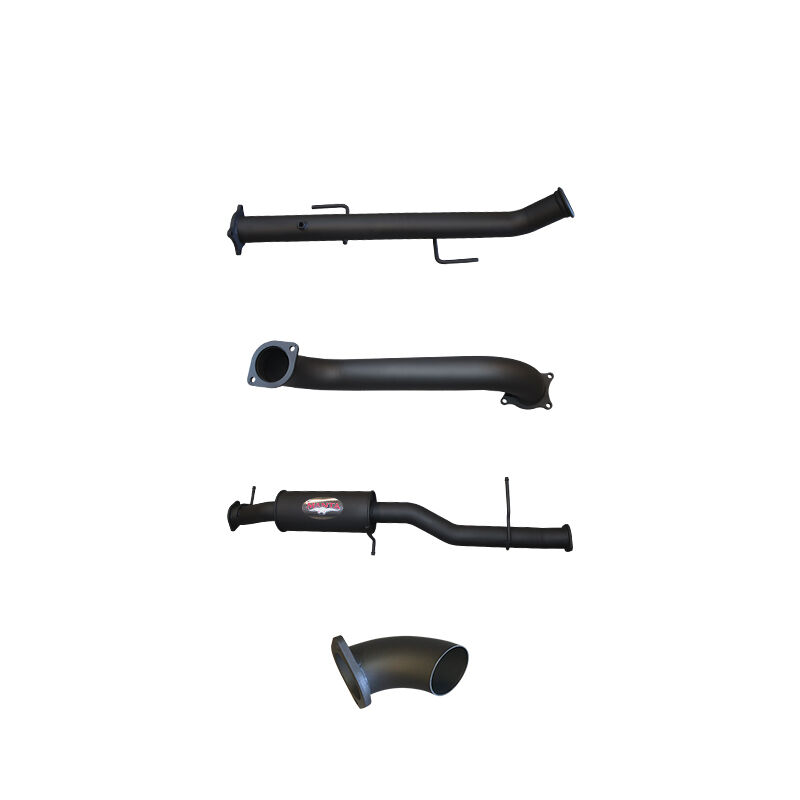 Manta Volkswagen Amarok V6 3in Dump PIPE Back With Small Muffler Dump At Diff Aluminised Steel image
