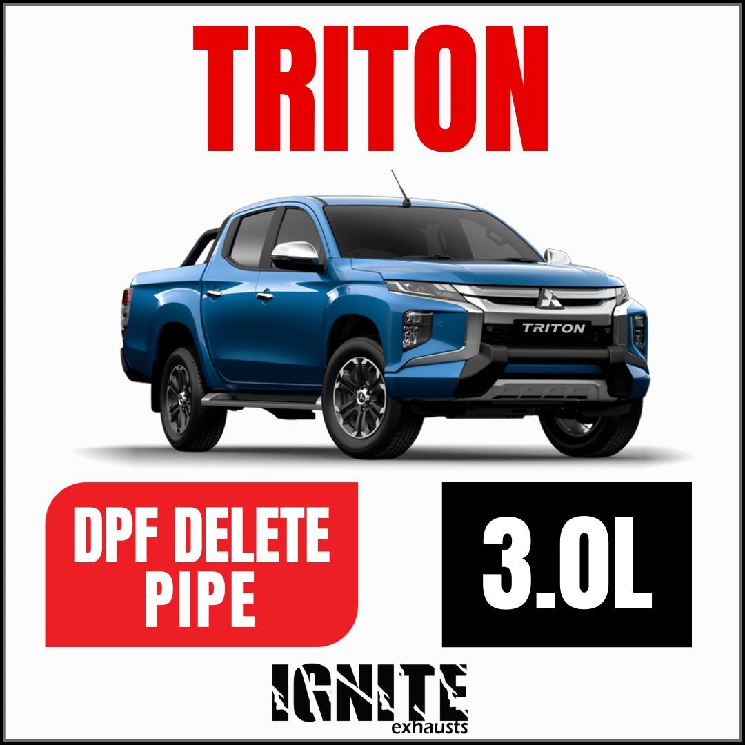 MQ/MR Triton 2.4L 3" DPF Delete Race Pipe