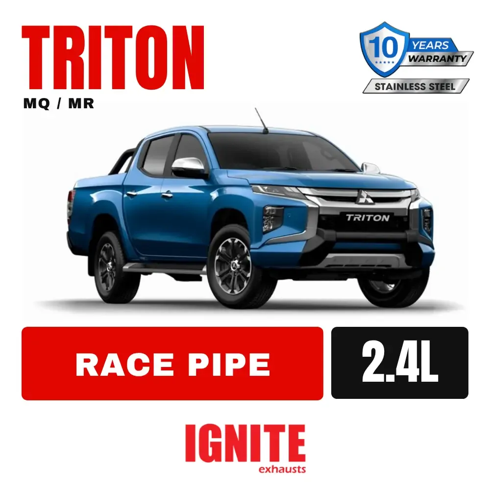 MQ/MR Triton 2.4L 3" DPF Delete Race Pipe