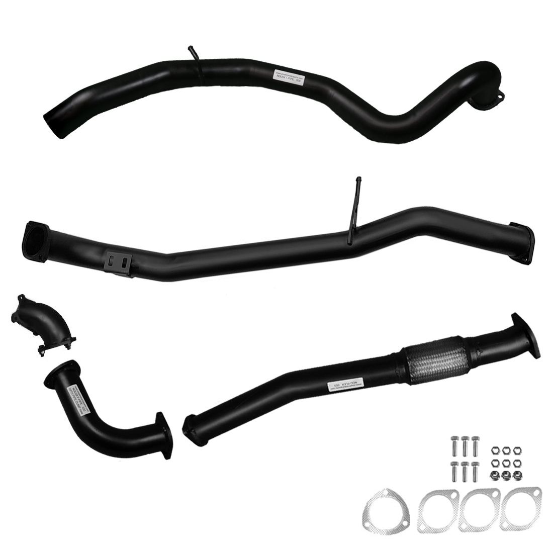 bent exhaust pipe