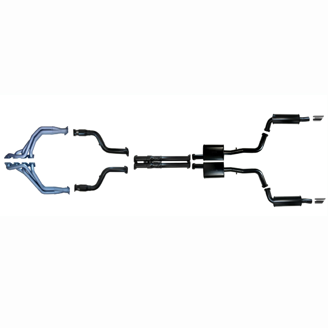 Chrylser 300C HEMI V8 (SEDAN ONLY) 6.4L 3” Pacemaker Exhaust System with Headers and Cats image