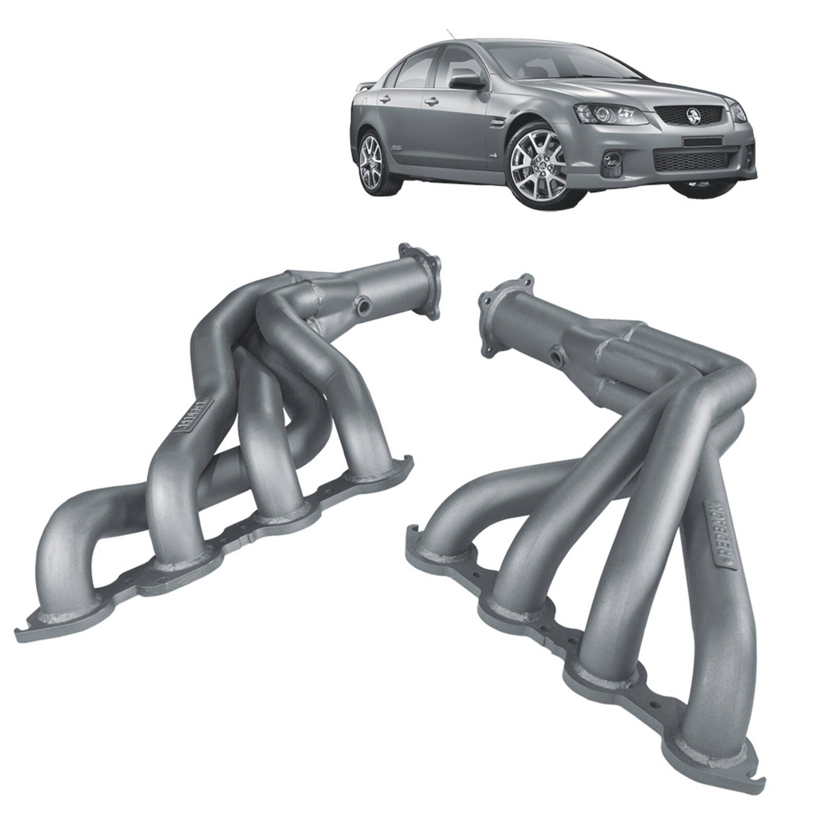 Redback Headers for Holden Commodore VE VF V8 Extractors 1 7/8" Primaries 3" Outlet image