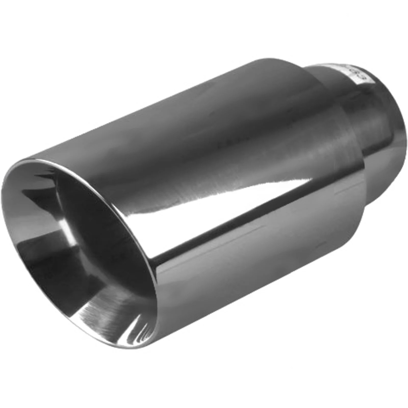 4" Exhaust Tip Double Walled / Angle Cut / Rolled In image