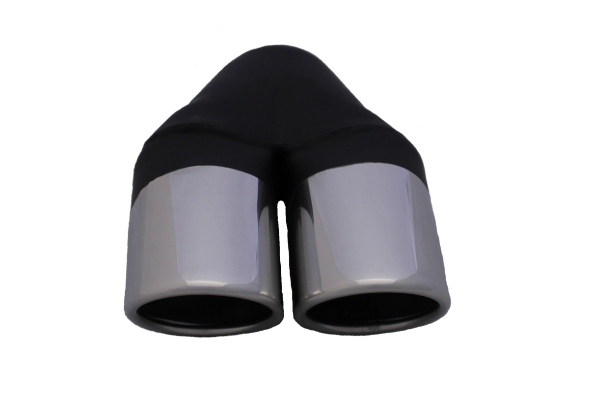 Y-PIECE RV 2 1/4" IN 2 X 3" OUT 9" LONG REDBACK304 SS image