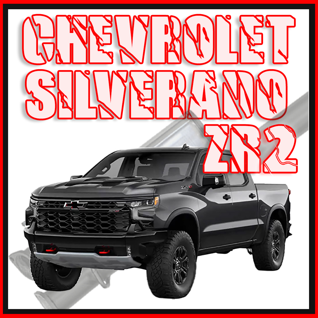 Silverado 1500 Exhaust ZR2 6.2L EcoTec3 V8 Cat Back Single 3.5" to 3" Dual Systems image