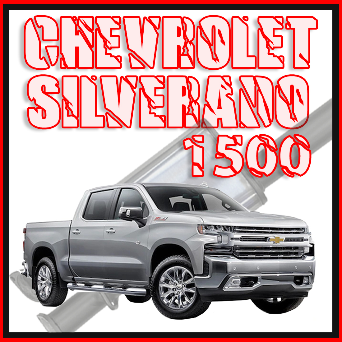 Silverado 1500 Exhaust 6.2L V8 Cat Back Single 3.5" to 3" Dual Systems image