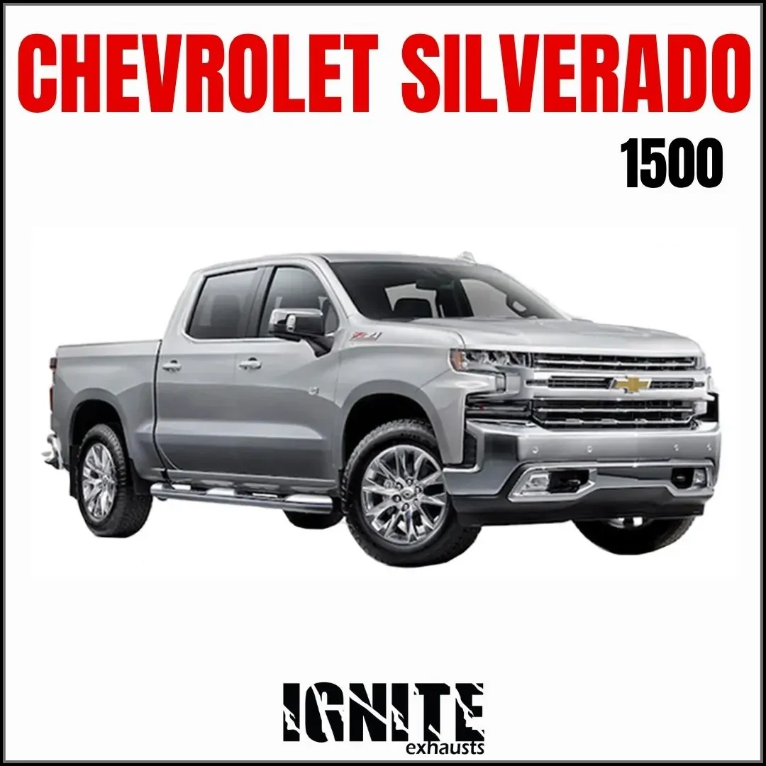 Chevrolet Silverado 1500 Exhaust 6.2L V8 Cat Back Single 3.5" to 3" Dual Systems