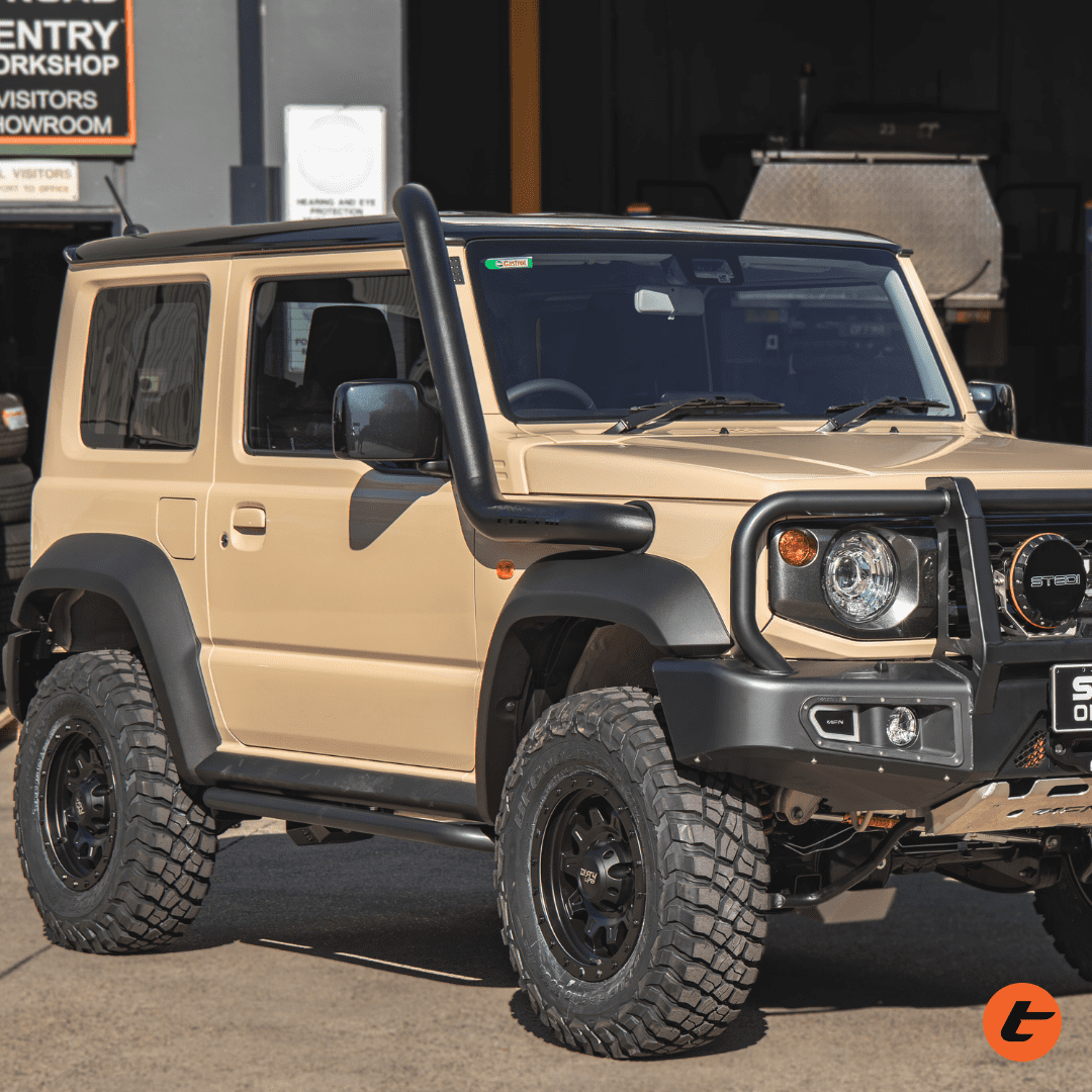 Torqit Jimny 1.5L 04/2019…3.5" Stainless Steel Snorkel with Satin Black Powder Coating