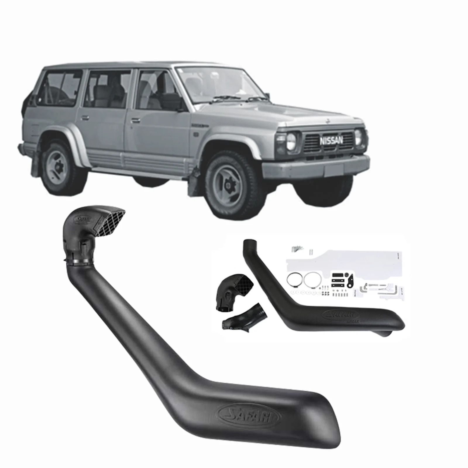 SAFARI SNORKEL R-SPEC NISSAN PATROL GQ Y60 TD42 image