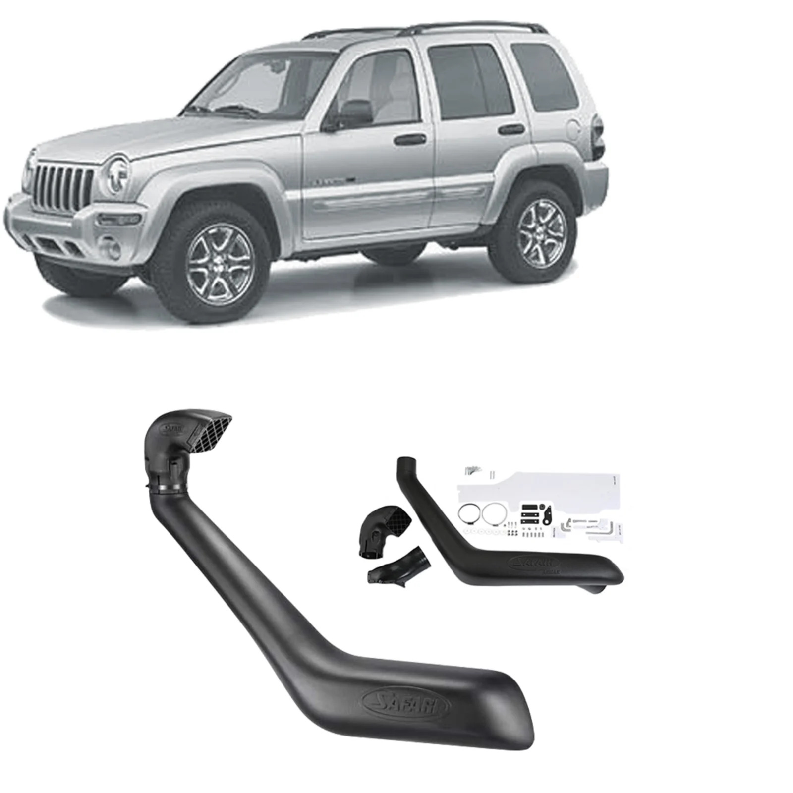 SAFARI SNORKEL SUITS JEEP CHEROKEE/LIBERTY KJ CRD I4 image
