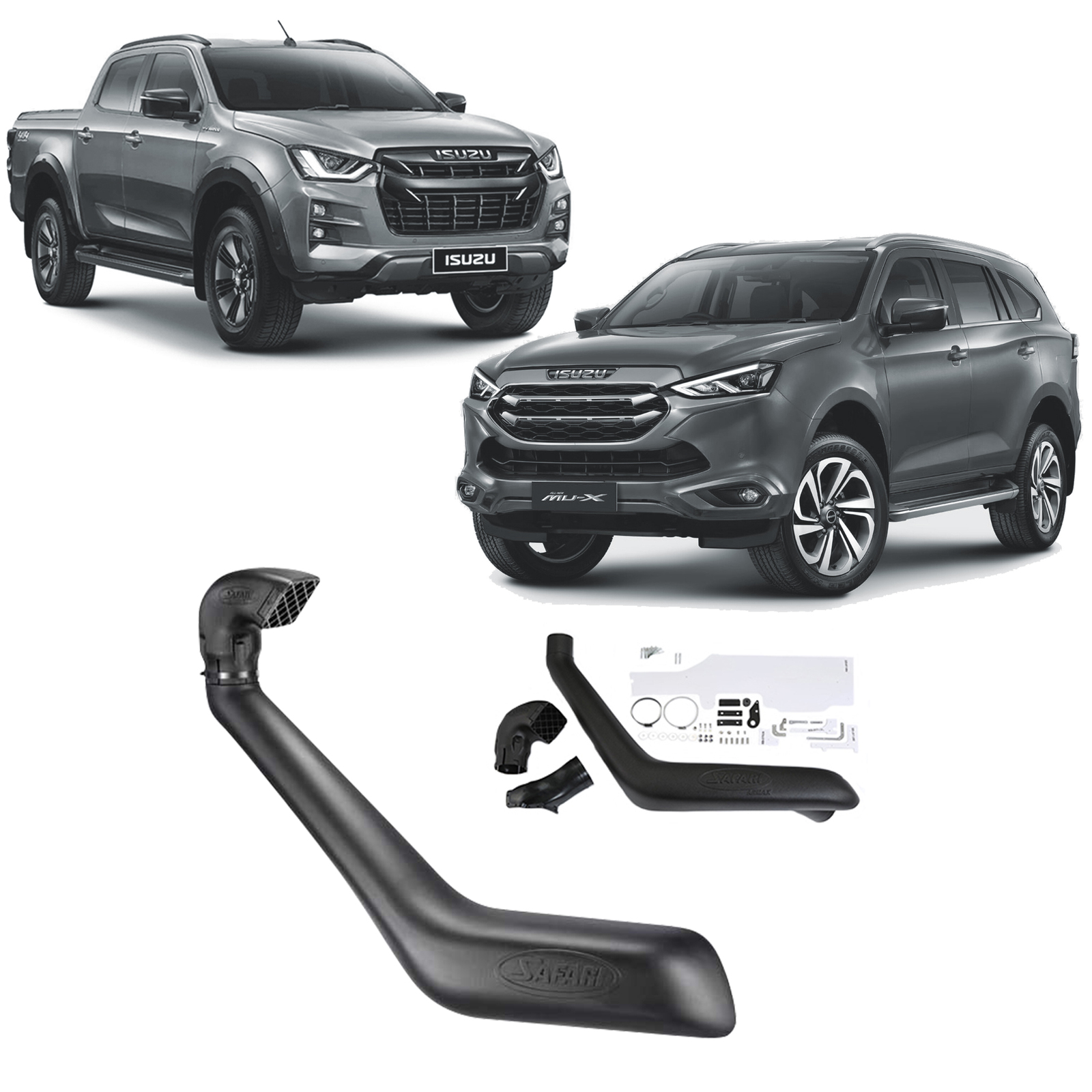 Safari Snorkel for Isuzu MU-X (07/2021 - on), D-MAX (07/2020 - on) image
