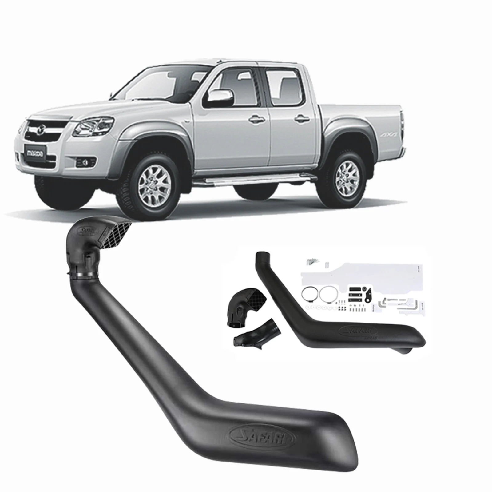 SAFARI SNORKEL MAZDA BT50 B22P 3.0L TURBO DIESEL 07-2011  image